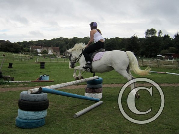 Angel and Yas jumping