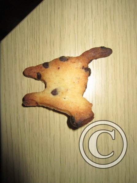 Siamese cat cookie