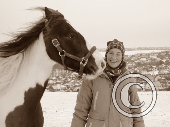 Lance and Anna on the hill