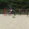 Lauren and Jess jump lesson (2)