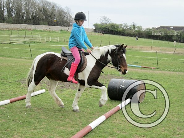 Chloe first lesson on Lizzy (7)