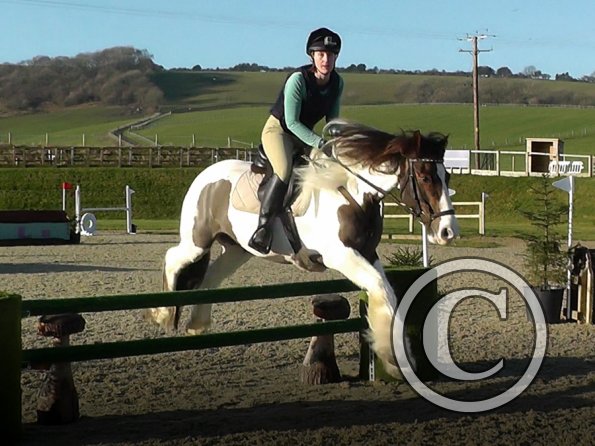 Anna and Lance green jump