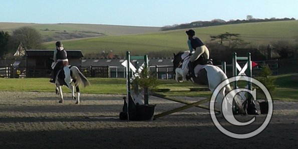 Lance chasing JD (3)