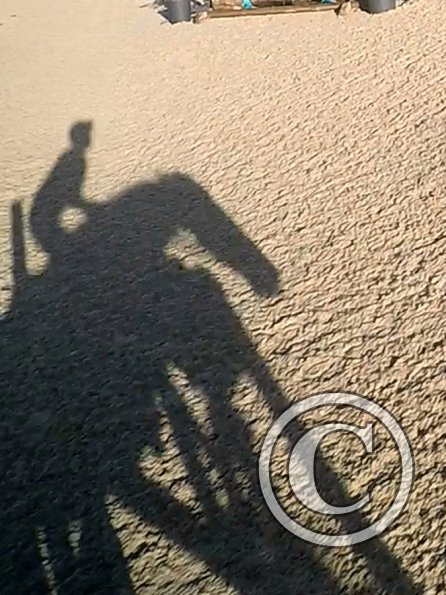 Lance jumping shadow