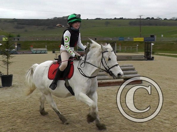 Frankie and Pip canter (1)