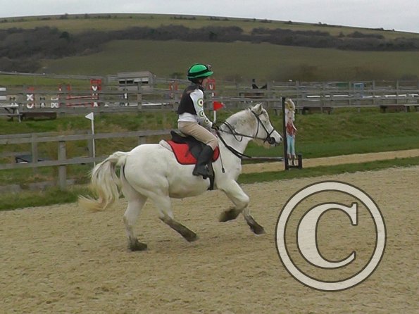 Frankie and Pip canter (2)