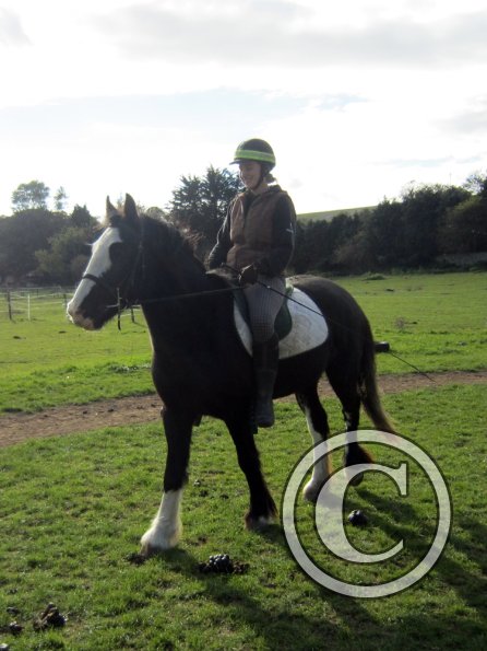 Anna second ride on Jessie (2)