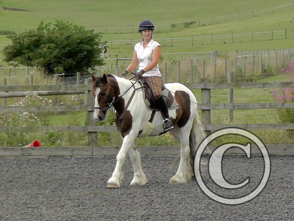 Anna and Lance warming up
