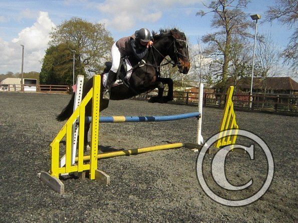 Nikki Rhi warm up jump