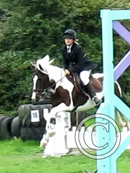 Fee and Jade jumping (2)